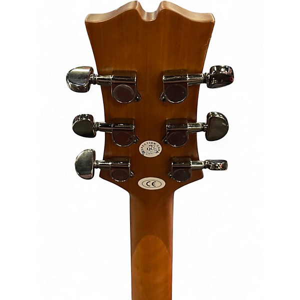Used Mitchell mx430qab Trans Black Acoustic Electric Guitar