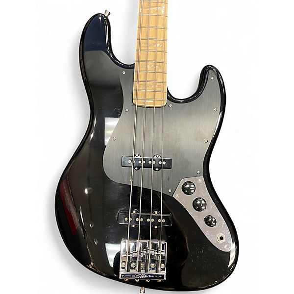 Used 2023 Fender USA Geddy Lee Signature Jazz Bass Black Electric Bass Guitar