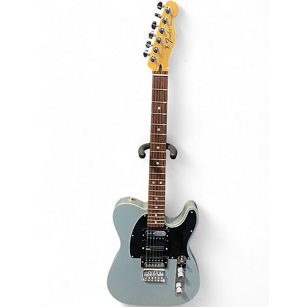 Used Fender Standard Telecaster HH Metallic Silver Solid Body Electric Guitar