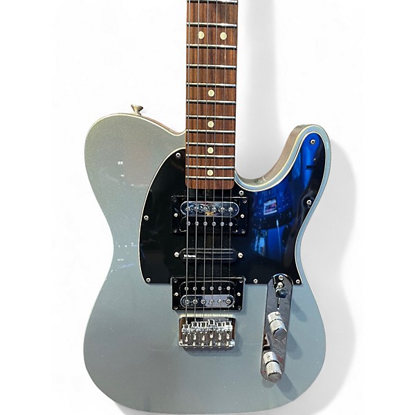 Used Fender Standard Telecaster HH Metallic Silver Solid Body Electric Guitar
