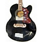 Used Epiphone EJ200CE Black Acoustic Electric Guitar