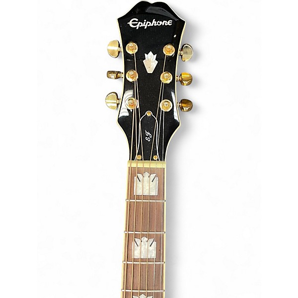 Used Epiphone EJ200CE Black Acoustic Electric Guitar