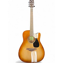 Used Yamaha FGX800C Tobacco Burst Acoustic Electric Guitar