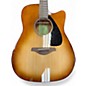 Used Yamaha FGX800C Tobacco Burst Acoustic Electric Guitar