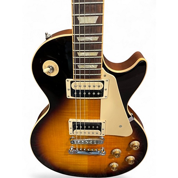 Used 2013 Gibson Les Paul Traditional Pro V Vintage Sunburst Solid Body Electric Guitar