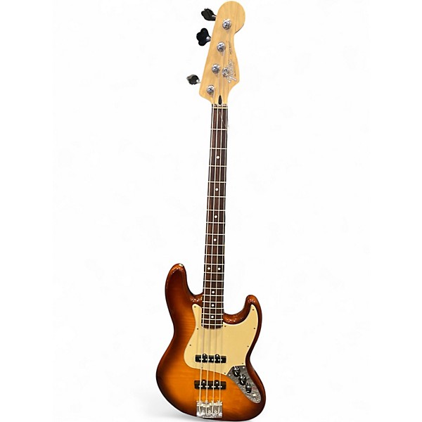 Used Fender JAZZ BASS FMT BOURBON BURST Electric Bass Guitar