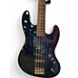 Used 2018 Fender Aerodyne Jazz Bass Black Electric Bass Guitar