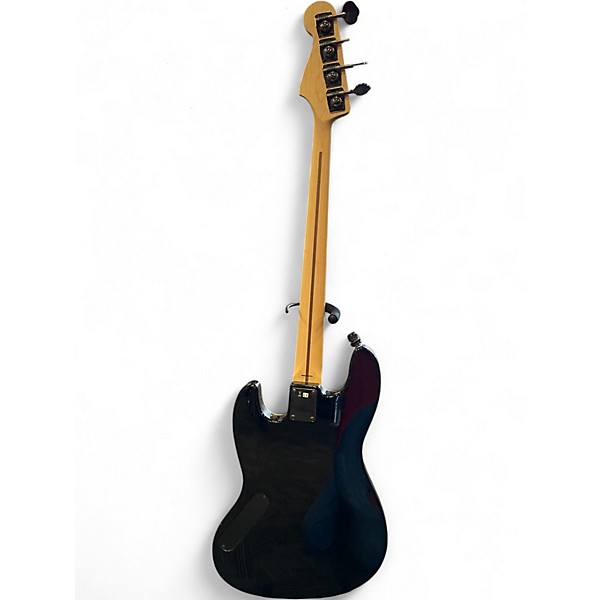 Used 2018 Fender Aerodyne Jazz Bass Black Electric Bass Guitar