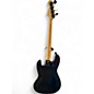 Used 2018 Fender Aerodyne Jazz Bass Black Electric Bass Guitar