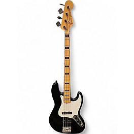 Used Fender JAZZ BASS BLACK Electric Bass Guitar