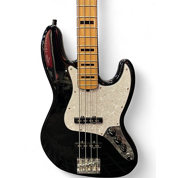Used Fender JAZZ BASS BLACK Electric Bass Guitar