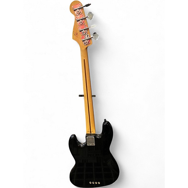 Used Fender JAZZ BASS BLACK Electric Bass Guitar