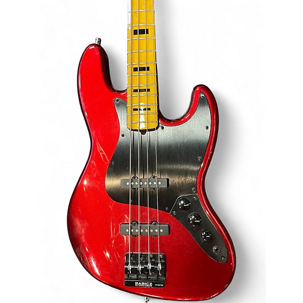 Used Fender JAZZ BASS RED Electric Bass Guitar