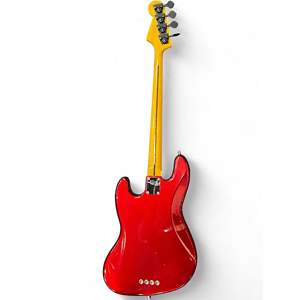 Used Fender JAZZ BASS RED Electric Bass Guitar
