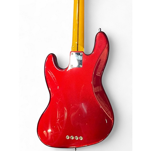 Used Fender JAZZ BASS RED Electric Bass Guitar