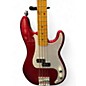Used Fender P BASS RED Electric Bass Guitar