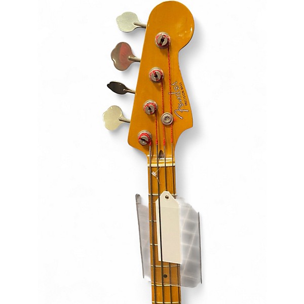 Used Fender P BASS RED Electric Bass Guitar