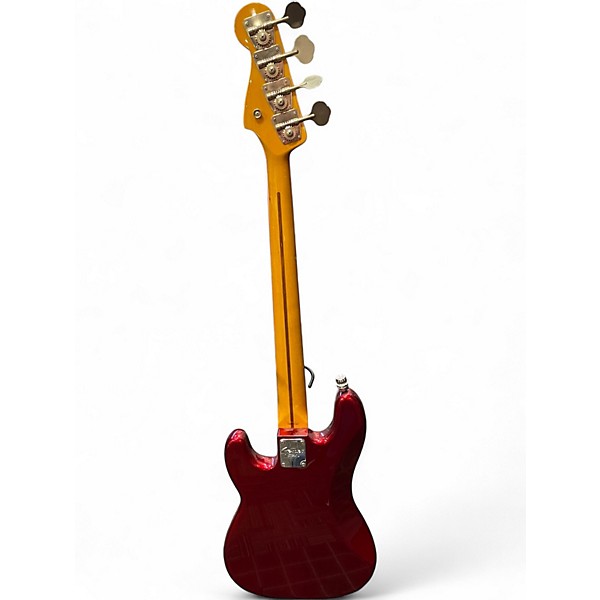 Used Fender P BASS RED Electric Bass Guitar