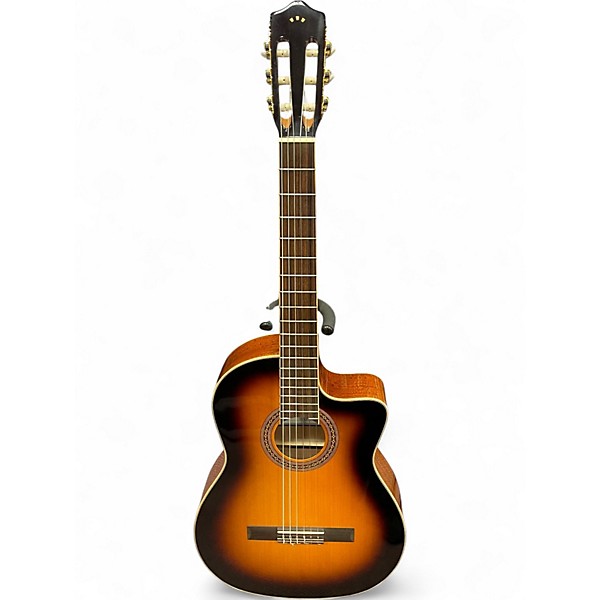 Used Cordoba C5-CE Sunburst Classical Acoustic Electric Guitar
