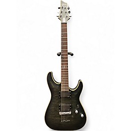 Used Schecter Guitar Research C1 Platinum Black Solid Body Electric Guitar