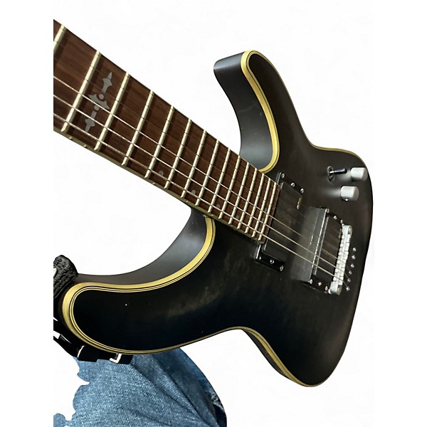 Used Schecter Guitar Research C1 Platinum Black Solid Body Electric Guitar