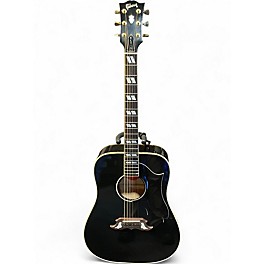 Used Gibson Custom Elvis Dove Black Acoustic Electric Guitar