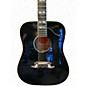 Used Gibson Custom Elvis Dove Black Acoustic Electric Guitar