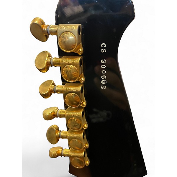 Used Gibson Firebird Custom Black Solid Body Electric Guitar