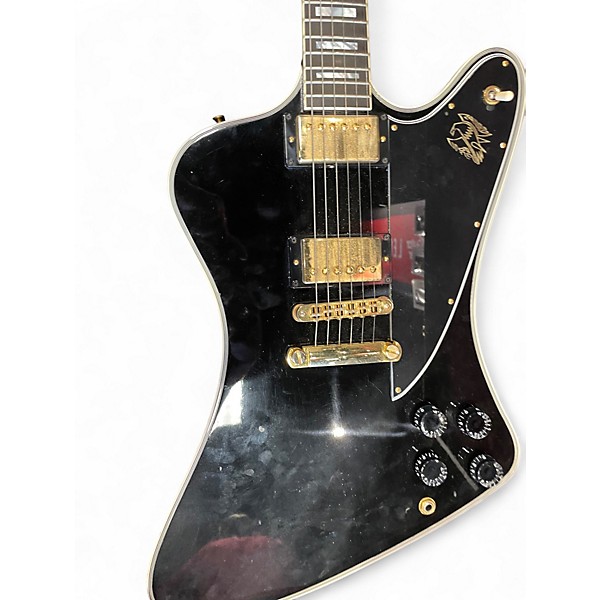 Used Gibson Firebird Custom Black Solid Body Electric Guitar