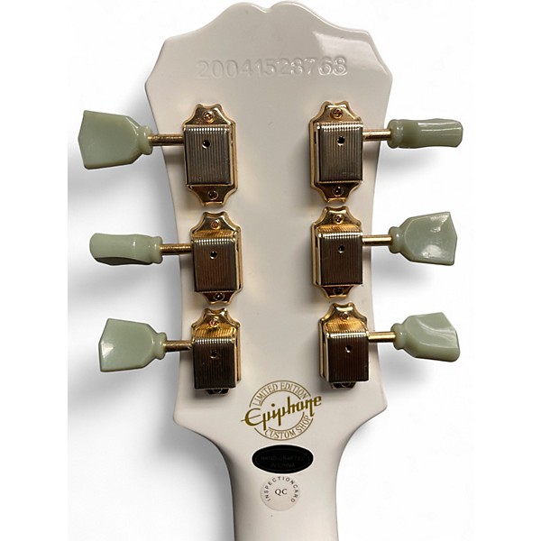 Used Epiphone Les Paul Studio Alpine White Solid Body Electric Guitar