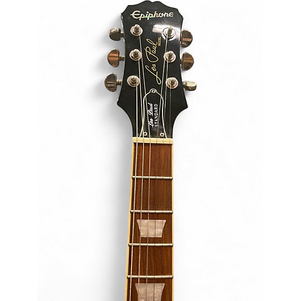 Used Epiphone Les Paul Standard Ebony Solid Body Electric Guitar