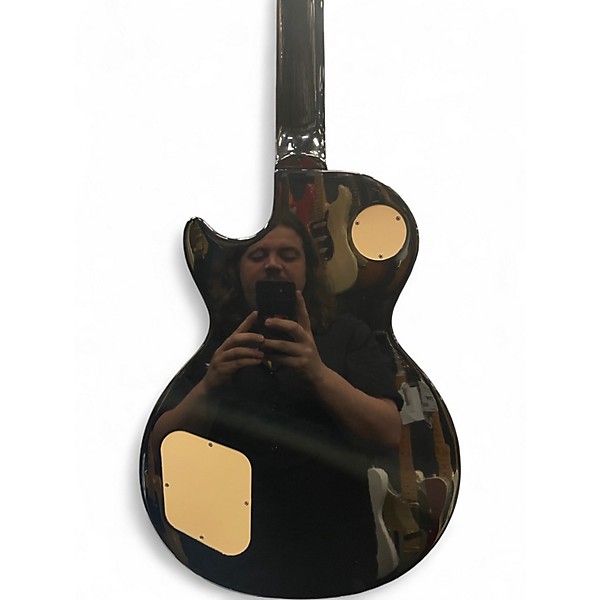 Used Epiphone Les Paul Standard Ebony Solid Body Electric Guitar