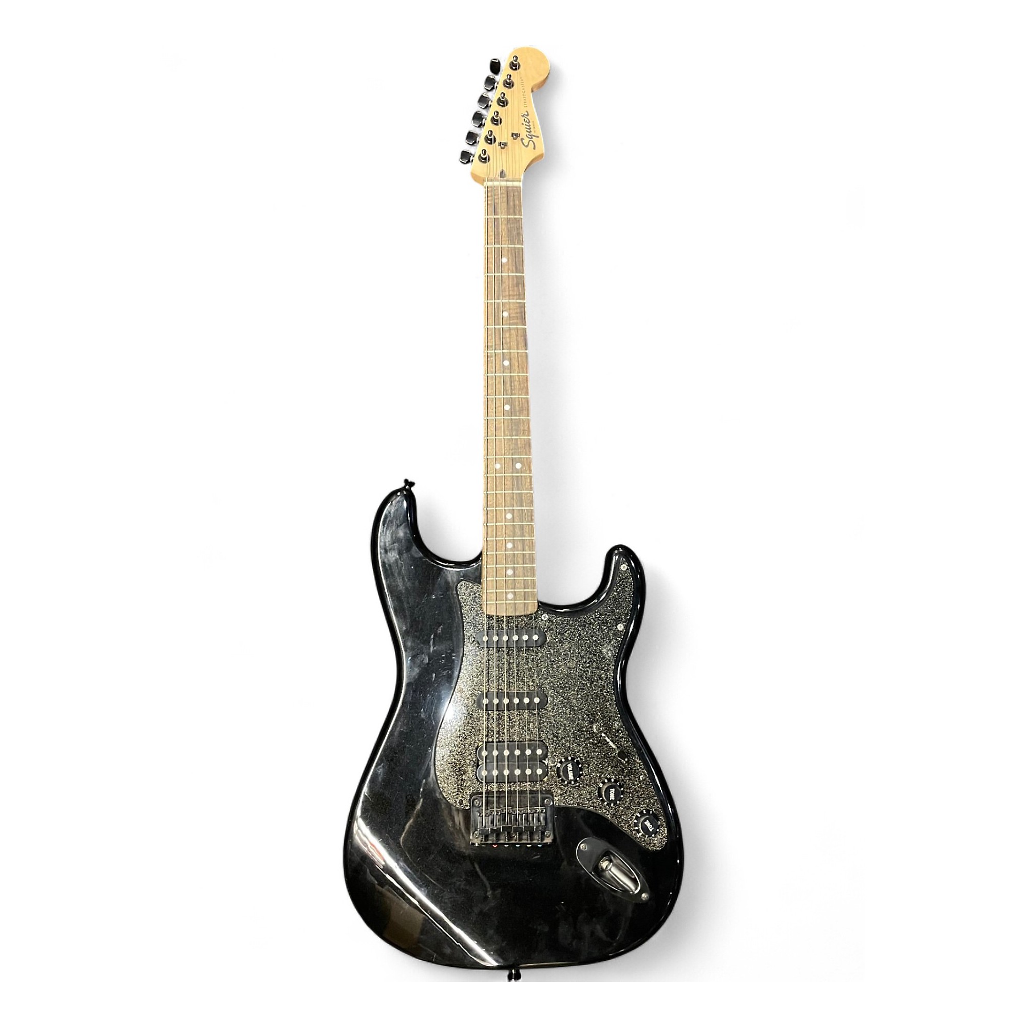 2000年代前半　Squier Stratocaster ブラック Used 2020 Squier stratocaster black sparkle Solid Body Electric