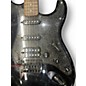 Used 2020 Squier stratocaster black sparkle Solid Body Electric Guitar