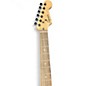 Used 2020 Squier stratocaster black sparkle Solid Body Electric Guitar