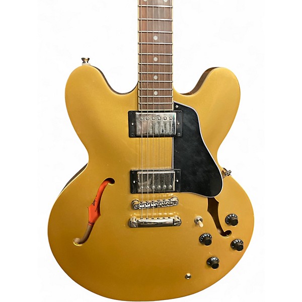 Used Epiphone ES335 Gold Hollow Body Electric Guitar