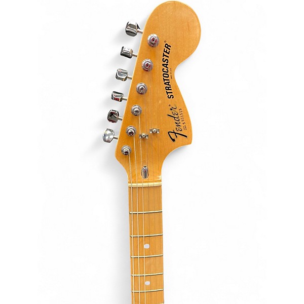 Vintage 1970s Fender Stratocaster Natural Solid Body Electric Guitar