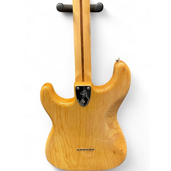 Vintage 1970s Fender Stratocaster Natural Solid Body Electric Guitar