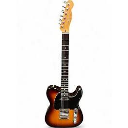 Vintage 1980 Fender Telecaster 3 Tone Sunburst Solid Body Electric Guitar