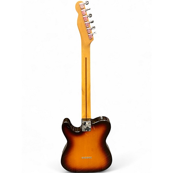 Vintage 1980 Fender Telecaster 3 Tone Sunburst Solid Body Electric Guitar