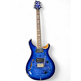 Used PRS SE Custom 22 Semi-Hollowbody Faded Blue Hollow Body Electric Guitar