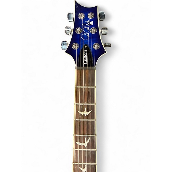 Used PRS SE Custom 22 Semi-Hollowbody Faded Blue Hollow Body Electric Guitar