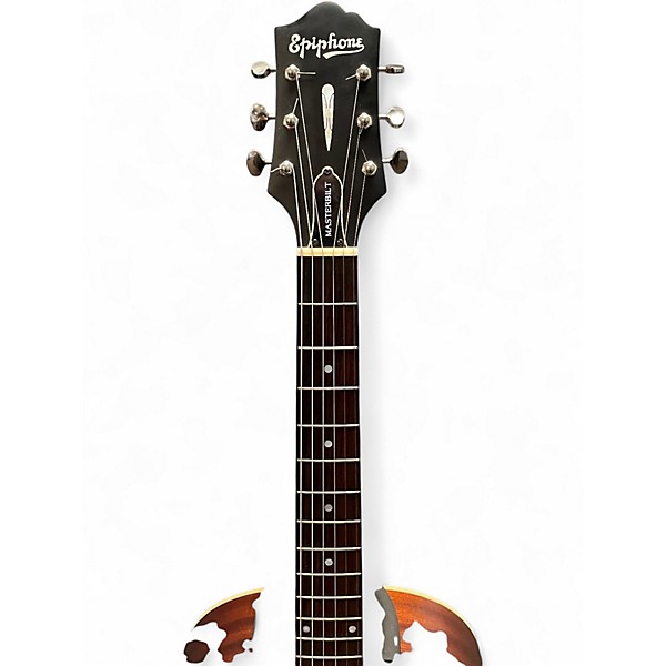 Used Epiphone Masterbilt AJ45me Tobacco Sunburst Acoustic Electric Guitar