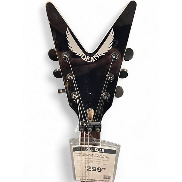 Used Dean vx floyd Black Solid Body Electric Guitar