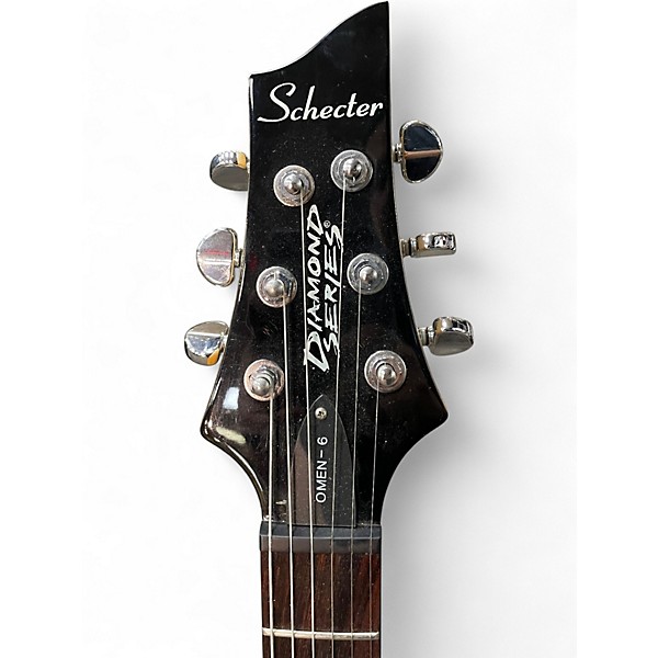 Used Schecter Guitar Research Omen 6 Diamond Series Brown Solid Body Electric Guitar