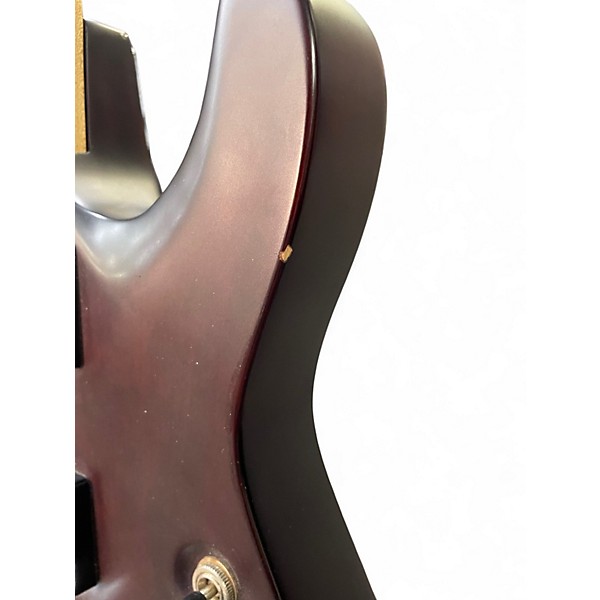 Used Schecter Guitar Research Omen 6 Diamond Series Brown Solid Body Electric Guitar