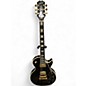 Used Epiphone LES PAUL CUSTOM Ebony Solid Body Electric Guitar thumbnail