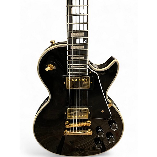 Used Epiphone LES PAUL CUSTOM Ebony Solid Body Electric Guitar