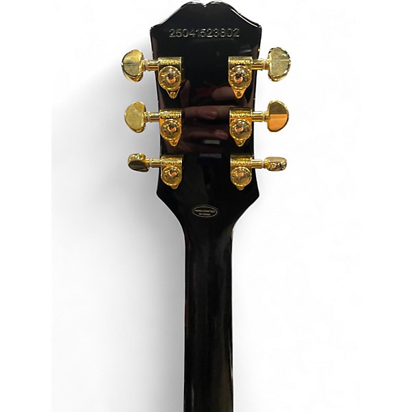 Used Epiphone LES PAUL CUSTOM Ebony Solid Body Electric Guitar