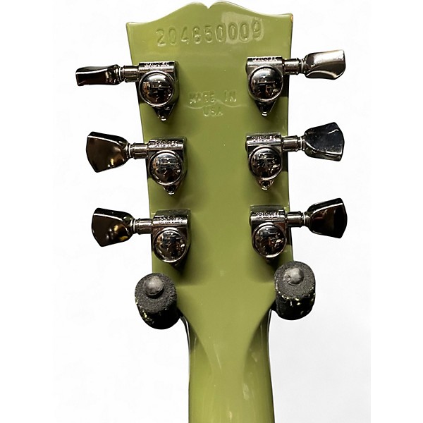 Used 2025 Gibson Les Paul Studio Dark Olive Drab Solid Body Electric Guitar